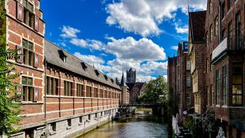 Views around Ghent, Belgium