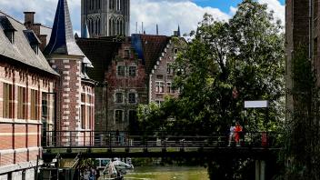 Views around Ghent, Belgium
