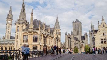 Views around Ghent, Belgium