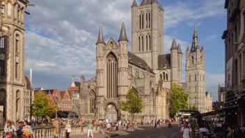 Views around Ghent, Belgium