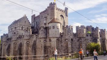 Views around Ghent, Belgium