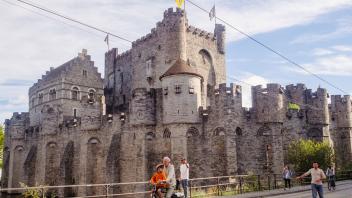 Views around Ghent, Belgium