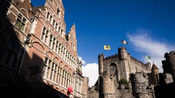 Views around Ghent, Belgium