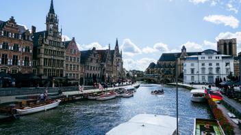 Views around Ghent, Belgium