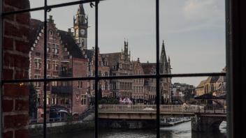 View of Ghent from window