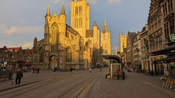 Ghent nearing sunset
