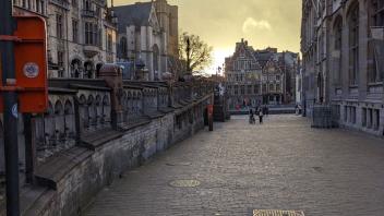 Ghent at sunset