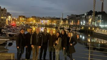 Ghent water at night